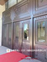 玻璃銅門生產廠家 玻璃銅門訂購 專業設計銅門廠家